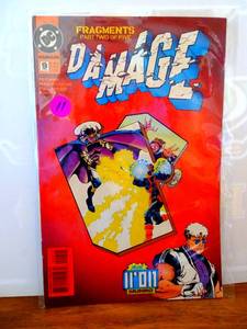 lot 11 image: DC Damage #9 (Jan,1995) Fragments, Modern Age Comic Book $