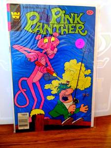 lot 12 image: Whitman The Pink Panther #66 - July 1979 Comic $$