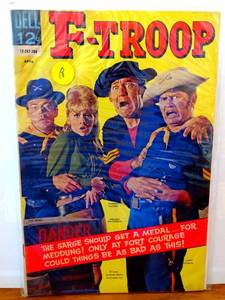 lot 18 image: $$$$ F-TROOP #4, NM, Dell, Melody Patterson, Storch, Tucker, Photo cover, 1967 $$$$