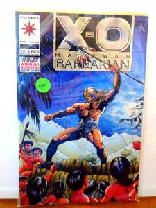lot 24 image: Valiant X-O MANOWAR BARBARIAN #22 NOV 1993 NM