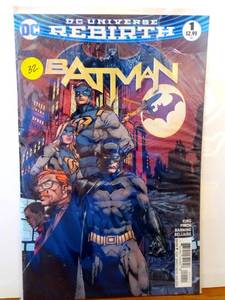 lot 32 image: BATMAN DC Universe Rebirth #1 David Finch Variant Cover 2016 $