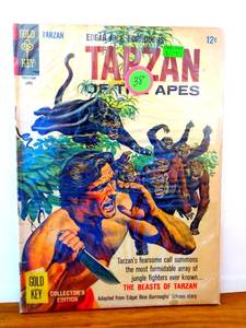 lot 38 image: VINTAGE Tarzan of the Apes Comic Book #157 Gold Key Comics 1966 $$$