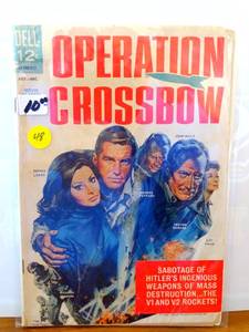 lot 48 image: Dell Movie Comic 1965 OCT-DEC OPERATION CROSSBOW # 12 $$