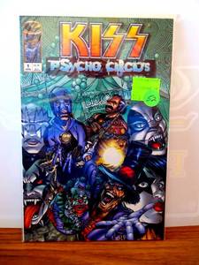 lot 52 image: KISS PSYCHO CIRCUS # 1 Comic Book - 1997 Image 1st Printing $$