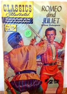 lot 55 image: Classics Illustrated #134 Romeo and Juliet (Gilberton September 1956)  $$