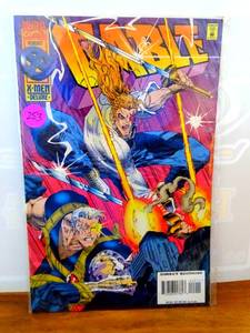 lot 253 image: CABLE X-MEN DELUXE MARVEL COMIC BOOK ISSUE 22 AUGUST 1995