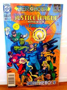 lot 257 image: Justice League America #92 1994 DC Comics $$