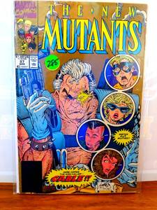 lot 285 image: The New Mutants #87 (Marvel Comics March 1990) 2nd Printing Gold $$