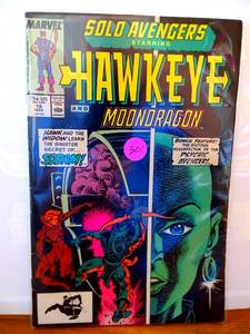 lot 301 image: Solo Avengers #16 Starring Hawkeye Mar 1989 Marvel Comics $$
