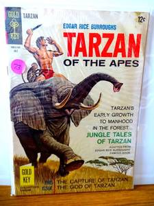 lot 73 image: Gold Key Comics Tarzan Of The Apes # 169 July, 1967. Edgar Rice Burroughs.$$$
