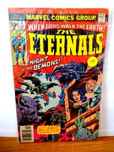lot 79 image: THE ETERNALS No. 4 Oct. 1976 Marvel Comics - Jack Kirby $$