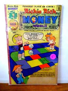 lot 87 image: Richie Rich Money World #22 (Harvey March 1976) torn cover