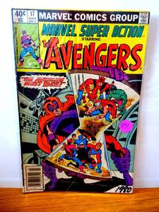 lot 89 image: Marvel Comics MARVEL SUPER ACTION The Avengers #17 March 1980 $$
