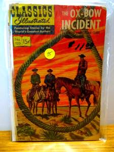 lot 95 image: CLASSICS ILLUSTRATED THE OX-BOW INCIDENT 125 SILVER AGE COMICS 1969 $$