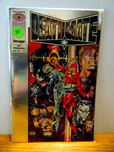 lot 98 image: Deathmate Prologue Silver Foil (Sep 1993)  Valiant Comics $$