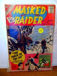 lot 110 image: RARE KEY - Masked Raider #30 1961-Charlton-Talon The Golden Eagle Appears $$$