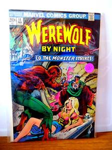lot 121 image: Werewolf by Night #14 (Marvel Comics February 1974) $$$