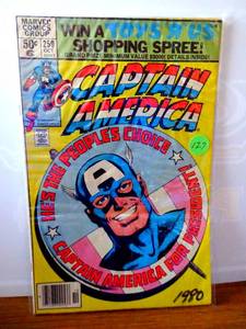 lot 127 image: CAPTAIN AMERICA #250 OCTOBER 1980 MARVEL COMICS $