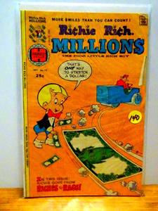 lot 140 image: Vintage Richie Rich Millions #79 (1961 Harvey Comics)