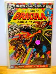 lot 150 image: $$$ The Tomb of Dracula #44 May 1976 Marvel Comics