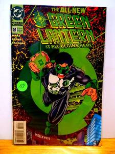 lot 158 image: Green Lantern #51 DC Comics 1994 1st Kyle Rayner as Green LanternNew Suit $$
