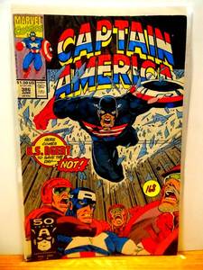 lot 168 image: Captain America #386 Near Mint (1991) U.S. Agent Marvel Comics $