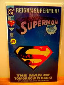 lot 183 image: DC Comics Reign of the Supermen Superman #78 1993 $$