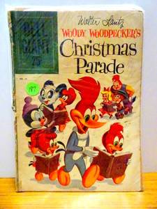 lot 187 image: DELL GIANT #40 (1960) Walter Lantz Woody Woodpeckers Christmas Parade $