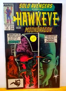 lot 212 image: Solo Avengers #16 Starring Hawkeye Mar 1989 Marvel Comics  $$