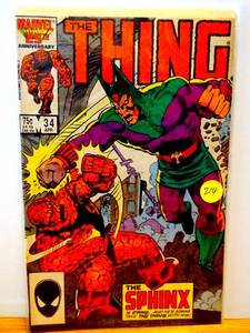 lot 214 image: Thing, The #34 VFNM Marvel  the Sphinx (1986) $