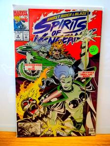 lot 221 image: Ghost Rider  Blaze Spirits of Vengeance #4 Nov. 1992 Marvel Comics $
