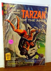 lot 239 image: VINTAGE Tarzan Of The Apes (Gold Key) #166 - April 1967 $