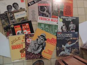 lot 33 image: albums sports, Dallas cowboy, ben stiller, Cajun and Chet Atkins