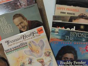lot 124 image: country albums, red Foley, Tennessee, and more