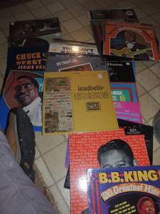 lot 243 image: blues albums - chuck berry, bb king, elmone jans, lead bells, howling jack