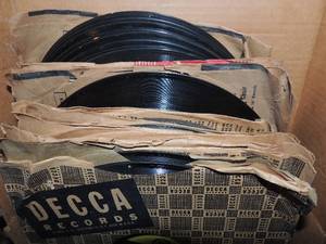lot 303 image: vintage 78 records