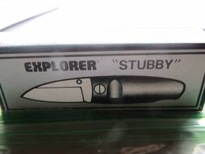 lot 920 image: explorer (stuby ) NIB knife 2 blade - 5 long