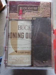 lot 866 image: knife cleaning kit, used but still lots of supplies left