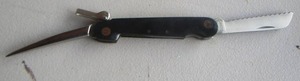lot 898 image: knife and pic combo, size  3 blade 9 long