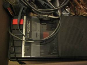 lot 935 image: realistic acbattery cassette recorder and various wires