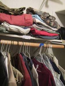 lot 758 image: mens shorts and various mens shirts