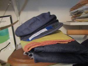 lot 430 image: mens hat and cloth pieces