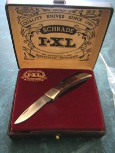 lot 13 image: Schrade Sheffield england knife 2 14 blade - 5 14 long