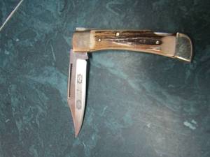 lot 836 image: surgical steel hammer forged Germany knife 2 34 blade - 6 38 long