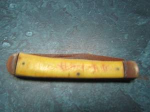 lot 763 image: 2 blade pocket knife 4 18 closed