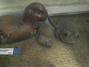 lot 77 image: duck dn frog lot