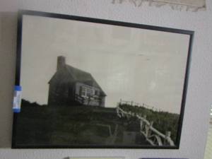 lot 145 image: cottege framed art 2028