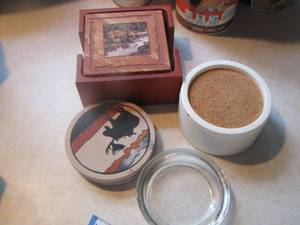 lot 294 image: drink coaster sets and singles
