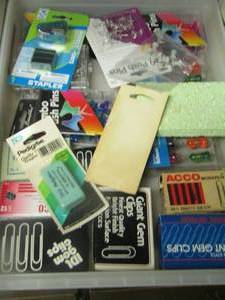 lot 355 image: paper clips- stick pins plus more