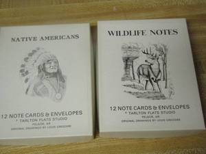 lot 357 image: native American cards and envolopes all new